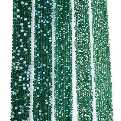 Transparent Glass Beads Strands LS-EGLA-A044-T6mm-MB18-1