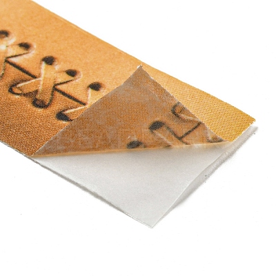 4 Rolls Retro Zipper Decorative Paper Tapes STIC-C008-01D-1