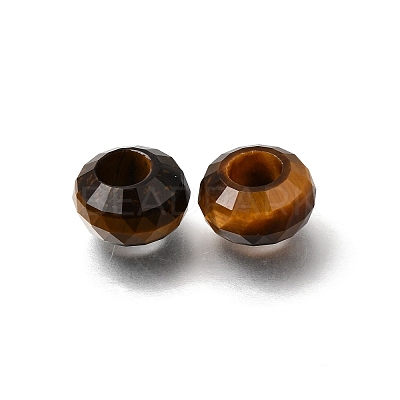 Natural Tiger Eye European Beads GG-NH0003-A04-1