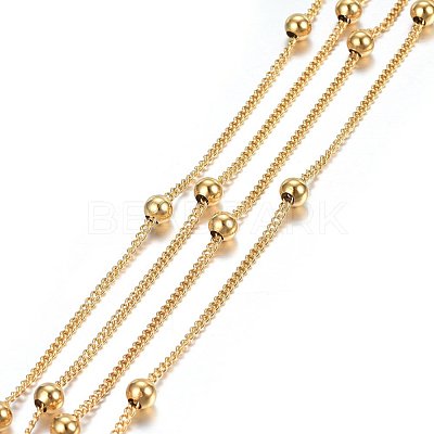 Ion Plating(IP) 304 Stainless Steel Twisted Chains/Curb Chains CHS-H024-01G-A-1