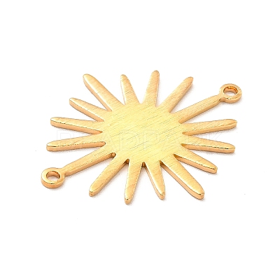Rack Plating Brass Connector Charms KK-E067-32G-1
