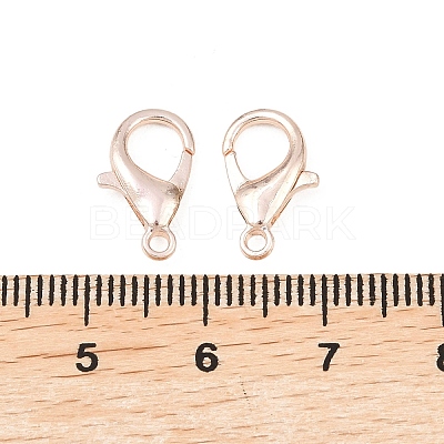 Zinc Alloy Lobster Claw Clasps X-E105-RG-1