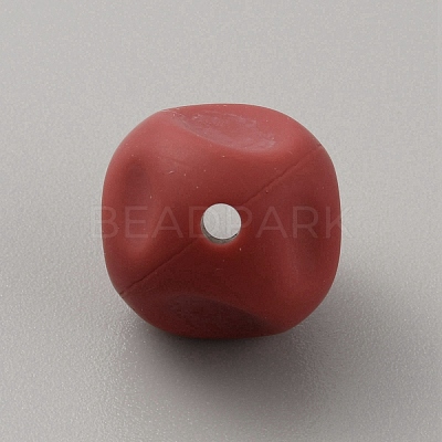 Cube Food Grade Eco-Friendly Silicone Beads SIL-TAC0003-11C-1