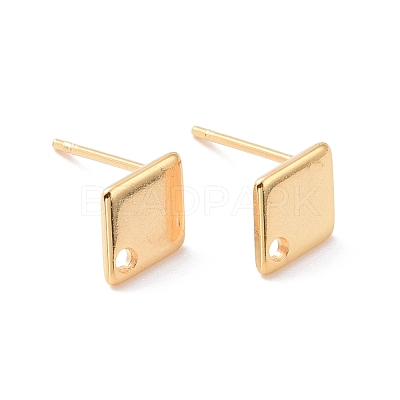 201 Stainless Steel Stud Earring Findings STAS-K241-01G-1