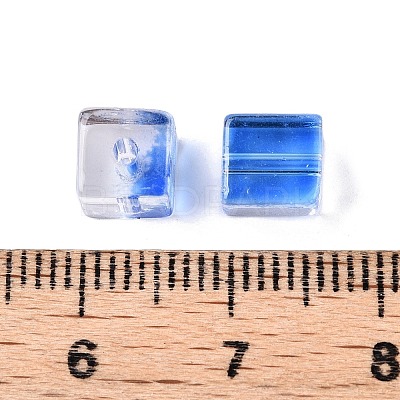 Baking Paint Transparent Glass Beads X1-DGLA-N005-01A-02-1