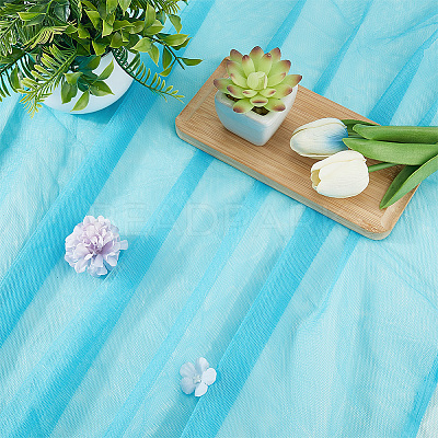 Polyester Mesh Fabric DIY-WH20009-40R-1