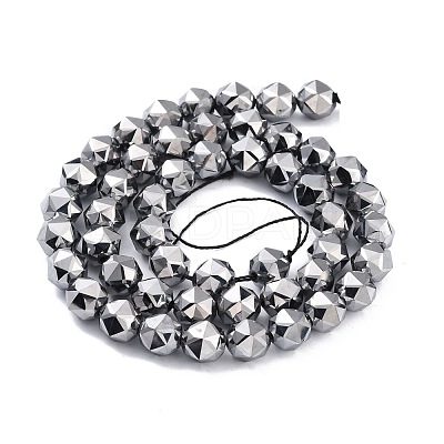 Terahertz Stone Beads Strands G-D461-17C-1