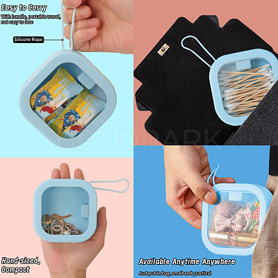 Multifunctional Plastic Pocket-Sized Push Switch Organizers Case CON-WH20006-004A-1