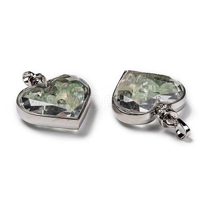 Glass Bottle Pendants G-Z010-02D-1