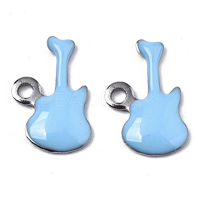 201 Stainless Steel Enamel Charms STAS-N088-15F-1