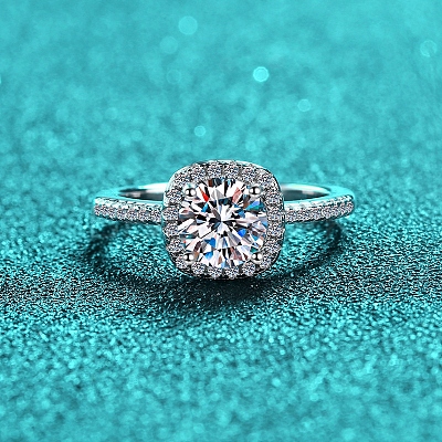 Rhodium Plated 925 Sterling Silver Micro Pave Cubic Zirconia Adjustable Rings AJEW-U007-25P-1
