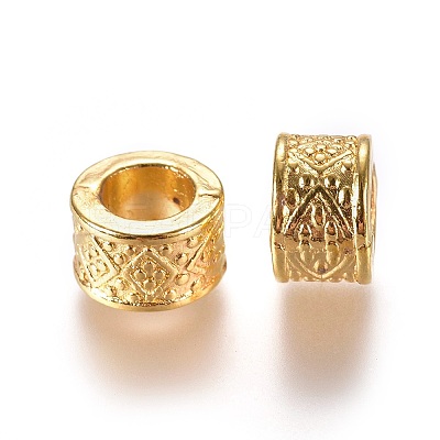 Tibetan Style Alloy European Beads LS-LF8485Y-G-1