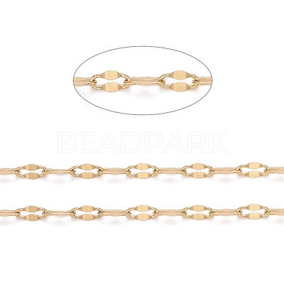 PVD Vacuum Plating 304 Stainless Steel Dapped Chains CHS-F011-15B-G-1