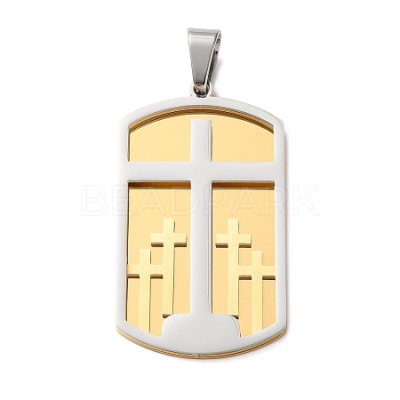 Easter 304 Stainless Steel Pendants STAS-E527-06GP-1