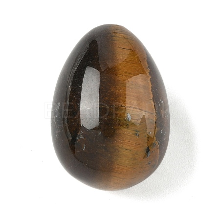 Natural Tiger Eye Egg Shape Display Decorations G-Z094-01I-1
