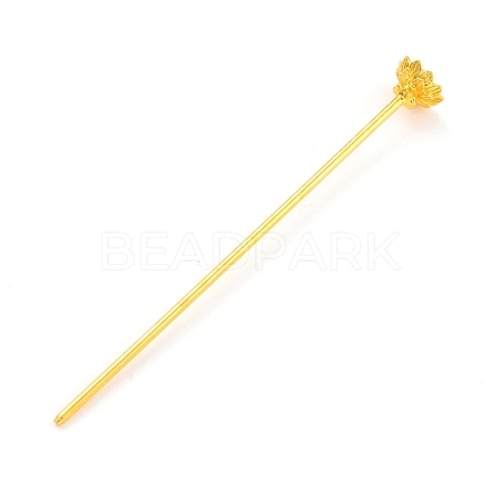 Alloy Hair Stick Findings FIND-O002-02G-1