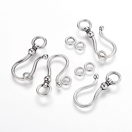 Tibetan Style S Hook Clasps X-LF5091Y-1