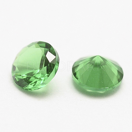 Cubic Zirconia Pointed Cabochons X-ZIRC-G075-1mm-01-1