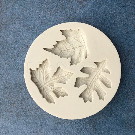 Autumn Theme Food Grade Silicone Vein Molds X-DIY-I012-63-1