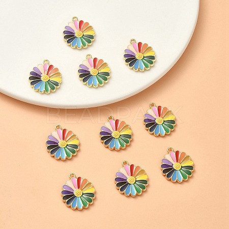 Alloy Enamel Pendants ENAM-YW0003-72-1