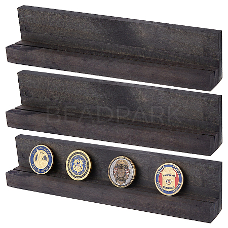 Wooden Coin Display Hanging Decorations ODIS-WH0043-161A-1