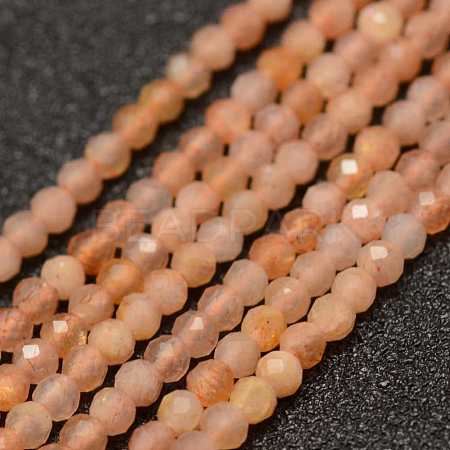 Natural Sunstone Beads Strands X-G-K182-2mm-13-1