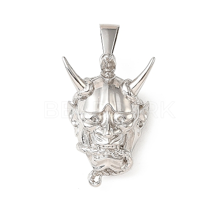 304 Stainless Steel Pendants STAS-F363-09P-1