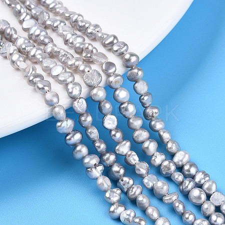 Natural Cultured Freshwater Pearl Beads Strands PEAR-N014-03I-1
