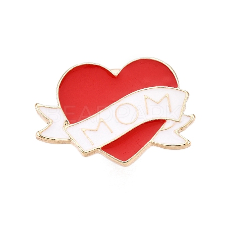 Heart Enamel Pins JEWB-N001-23E-G-1