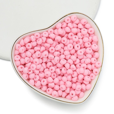 Acrylic Imitation Pearl Beads OACR-D300-01G-1