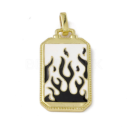 Alloy Enamel Pendants ENAM-D042-01B-1