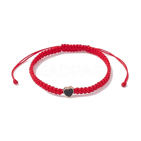Nylon Thread Braided Bead Adjustable Bracelets BJEW-JB09768-02-1