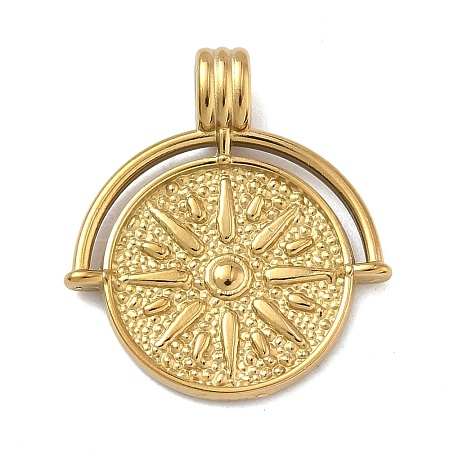 304 Stainless Steel Pendants STAS-K322-20B-G-1