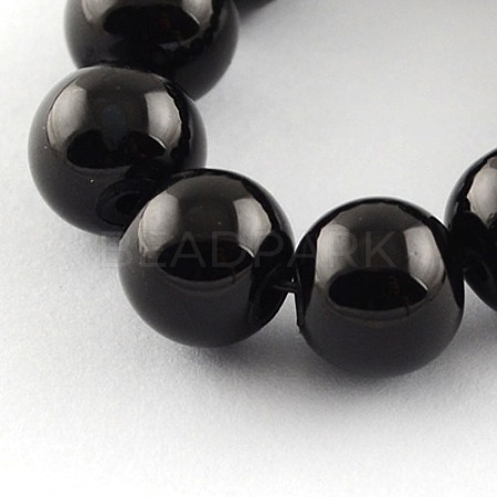 Painted Glass Bead Strands X-DGLA-S071-4mm-90-1