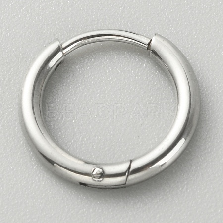 316L Surgical Stainless Steel Huggie Hoop Earrings for Girl Women LS-EJEW-TAC0011-11A-P-1