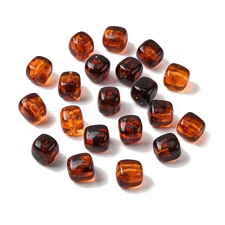 Opaque Acrylic Beads X-OACR-D320-01A-1
