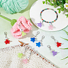10Pcs 10 Style Number 0~9 Angel Locking Stitch Marker HJEW-PH01604-5