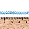Electroplate Glass Beads Strands GLAA-Q105-03X-4