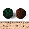Flocking Opaque Acrylic Beads OACR-T030-02M-3