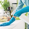 500ml White Plastic Trigger Spray Bottles with Adjustable Nozzle Empty Mist Spray Bottles for Cleaning Plant Flowers Home Garden AJEW-BC0005-72-8