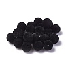 Flocky Acrylic Beads OACR-L011-C-07-1