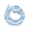 Natural Aquamarine Beads Strands G-O170-56-2