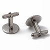 304 Stainless Steel Cuff Buttons STAS-Z015-33F-1