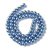 Eco-Friendly Dyed Glass Pearl Round Bead Strands X-HY-A008-6mm-RB015-3