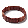 Natural Red Jasper Stretch Bracelets BJEW-F406-B27-2