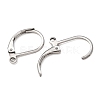 Tarnish Resistant 316L Surgical Stainless Steel Leverback Earring Findings STAS-E194-03P-1