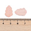 Frosted Transparent Acrylic Beads X1-OACR-P029-04B-03-4