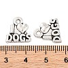 Tibetan Style Zinc Alloy Pendants X-TIBEP-R334-356AS-RS-2
