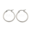 Tarnish Resistant 304 Stainless Steel Hoop Earrings EJEW-F105-10P-4