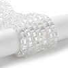 Electroplate Glass Beads Strands EGLA-R030-4x4mm-20-2